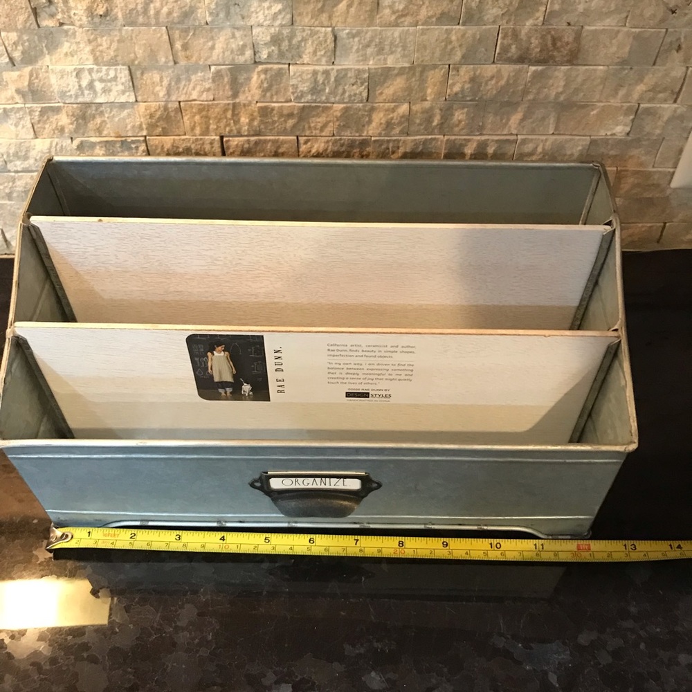 Rae Dunn. ORGANIZE Desk Organizer - Picture 4 of 5